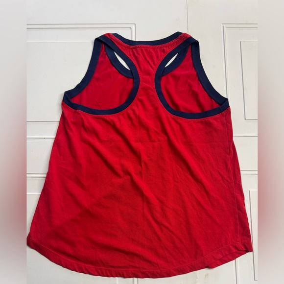 Atlanta Braves Nike Tank Top Racerback Red MLB Baseball Women's Large - Picture 6 of 6
